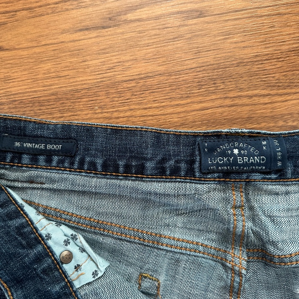 Lucky Brand Men's Dark Blue Bootcut Jeans